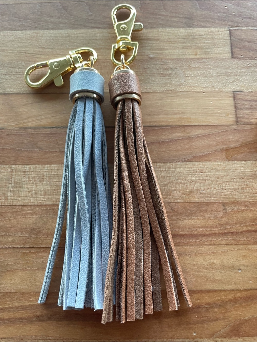 PU Leather Tassel Bag charm Choose 2 (Multiple Colors) - Picture 5 of 10